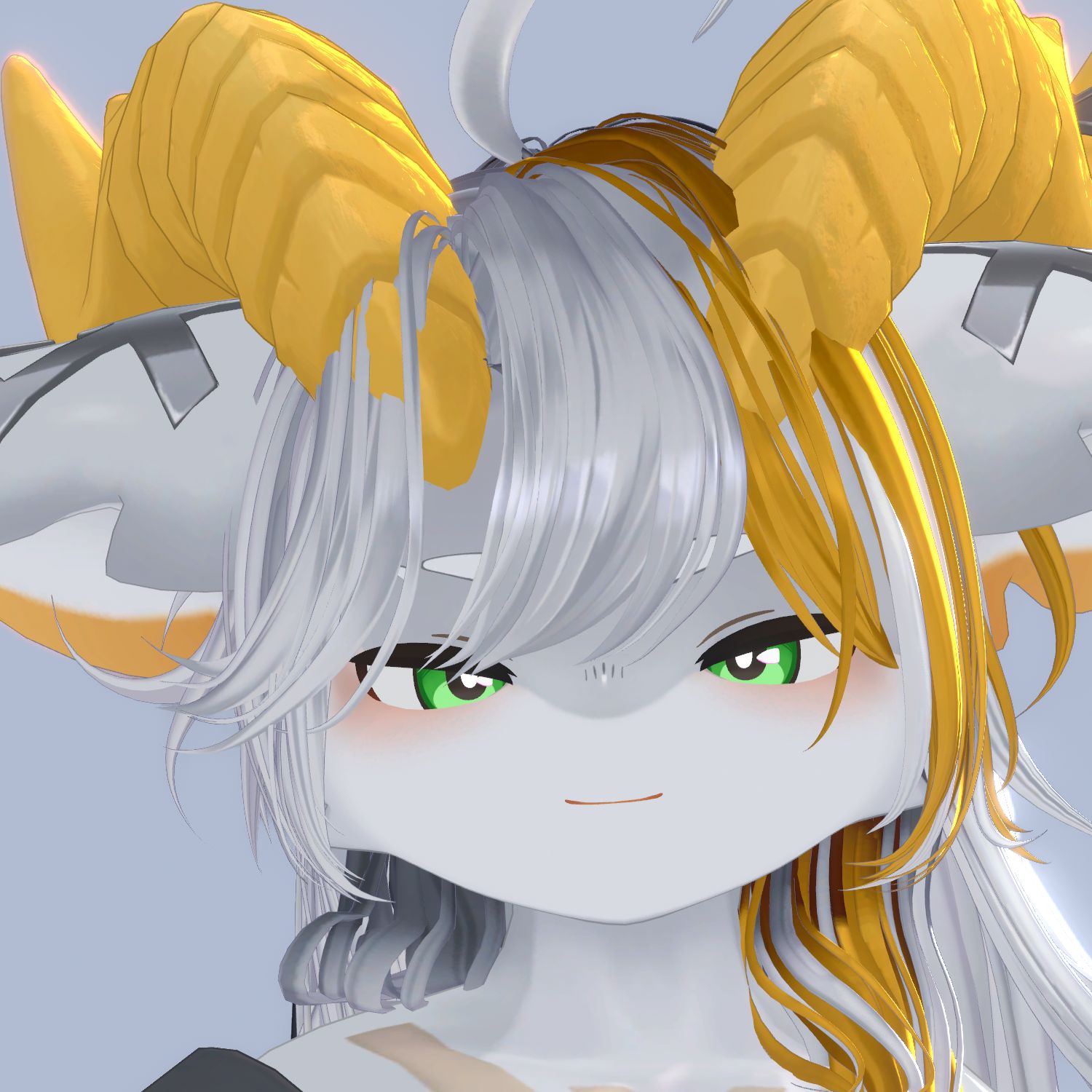 プロフィール画像。フォシュニアを改変したアバター。